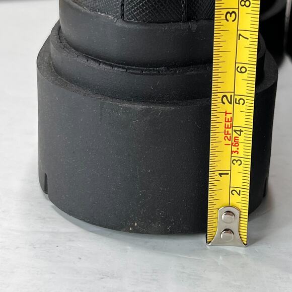 Steve Madden Mansel Platform Lace Up Combat Boots Lug Sole Black Women's 7M - Picture 12 of 12